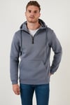 Buratti Pamuklu İçi Tüylü Yumuşak Şardonlu Kapüşonlu Erkek Sweat 59052651 KOYU GRİ