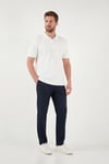 Buratti Pamuklu Kısa Kollu Düğmeli Erkek Polo T Shirt 5904051 EKRU