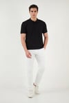 Buratti Pamuklu Kısa Kollu Düğmeli Erkek Polo T Shirt 5904049 SİYAH