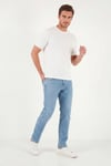 Buratti Pamuklu Normal Kalıp Normal Bel Pantolon Erkek Kot Pantolon 2203C512PARMA AÇIK MAVİ