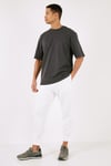 Buratti Pamuklu Oversize Bisiklet Yaka Basic Erkek T Shirt 5902365 ANTRASİT