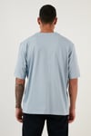 Buratti Pamuklu Oversize Bisiklet Yaka Basic Erkek T Shirt 5902365 AÇIK GRİ