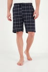 Buratti Pamuklu Regular Fit Bağlamalı Cepli Pijama Erkek Şort 6574004 LACİVERT