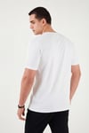 Buratti Pamuklu Regular Fit Baskılı Bisiklet Yaka Erkek T Shirt 5904061 EKRU