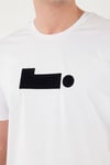 Buratti Pamuklu Regular Fit Baskılı Bisiklet Yaka Erkek T Shirt 5904061 EKRU