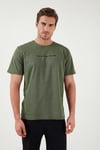 Buratti Pamuklu Regular Fit Baskılı Erkek Pijama Takımı 6096160 HAKİ