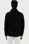 Buratti Pamuklu Regular Fit Baskılı Kanguru Cepli Kapüşonlu Erkek Sweat 6141004B SİYAH