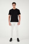 Buratti Pamuklu Regular Fit Bisiklet Yaka Erkek T Shirt 5904063 SİYAH