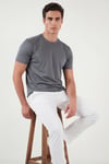 Buratti Pamuklu Regular Fit Bisiklet Yaka Erkek T Shirt 5904063 AÇIK HAKİ