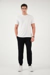 Buratti Pamuklu Regular Fit Bisiklet Yaka Erkek T Shirt 5904063 EKRU