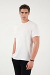 Buratti Pamuklu Regular Fit Bisiklet Yaka Erkek T Shirt 5904063 EKRU
