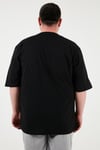 Buratti Pamuklu Regular Fit Büyük Beden Erkek T Shirt 5902365B SİYAH