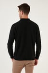 Buratti Pamuklu Regular Fit Düğmeli 2'li Paket Polo Yaka Erkek Kazak 456211S2 ANTRASİT-SİYAH