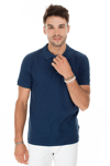 Buratti Pamuklu Regular Fit Düğmeli Erkek Polo Yaka T Shirt 4362050 MARINE