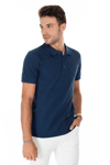 Buratti Pamuklu Regular Fit Düğmeli Erkek Polo Yaka T Shirt 4362050 MARINE