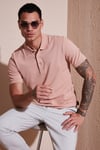 Buratti Pamuklu Regular Fit Düğmeli Erkek Polo Yaka T Shirt 5902127 PUDRA