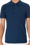 Buratti Pamuklu Regular Fit Düğmeli Erkek Polo Yaka T Shirt 4362050 MARINE