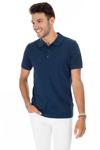 Buratti Pamuklu Regular Fit Düğmeli Erkek Polo Yaka T Shirt 4362050 MARINE
