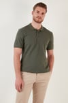 Buratti Pamuklu Regular Fit Düğmeli Polo Yaka 5'li Paket Erkek T Shirt 5902127S5 Siyah-Haki-Pudra-Kül-Petrol