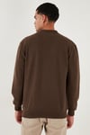 Buratti Pamuklu Regular Fit Düğmeli V Yaka 2'li Paket Erkek Hırka 456205S2 BORDO-KAHVE
