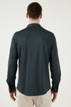Buratti Pamuklu Regular Fit Düz Yaka Erkek Gömlek CF25S119628 ANTRASİT