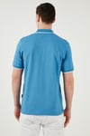 Buratti Pamuklu Regular Fit Erkek Polo Yaka T Shirt 5902063 Açık Mavi-Ekru
