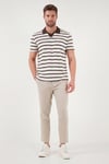 Buratti Pamuklu Regular Fit Erkek Polo T Shirt 5904022 KAHVE