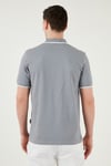 Buratti Pamuklu Regular Fit Erkek Polo Yaka T Shirt 5902063 Açık Gri-Ekru