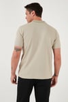 Buratti Pamuklu Regular Fit Fermuarlı Erkek Polo Yaka T Shirt 5902738 VİZON