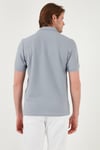 Buratti Pamuklu Regular Fit Fermuarlı Erkek Polo Yaka T Shirt 5902434 GRİ