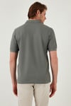 Buratti Pamuklu Regular Fit Fermuarlı Erkek Polo Yaka T Shirt 5902434 AÇIK HAKİ
