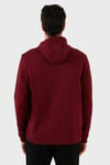 Buratti Pamuklu Regular Fit Kanguru Cepli Kapüşonlu Erkek Sweat 6141006B BORDO