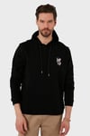 Buratti Pamuklu Regular Fit Kanguru Cepli Kapüşonlu Erkek Sweat 6141006B SİYAH