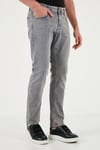 Buratti Pamuklu Regular Fit Normal Bel Boru Paça Jeans Erkek Kot Pantolon 2201S59PARMA GRİ