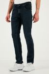 Buratti Pamuklu Regular Fit Normal Bel Boru Paça Jeans Erkek Kot Pantolon 2211S80PARMA LACİVERT