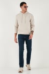 Buratti Pamuklu Regular Fit Normal Bel Boru Paça Jeans Erkek Kot Pantolon 2203C28PARMA LACİVERT