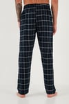 Buratti Pamuklu Regular Fit Normal Bel Düz Paça Cepli 2'li Paket Erkek Pijama Altı 6574003S2 LACİVERT-LACİVERT