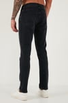 Buratti Pamuklu Regular Fit Normal Bel Boru Paça Jeans Erkek Kot Pantolon 2211C03PARMA Füme Siyah
