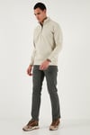Buratti Pamuklu Regular Fit Normal Bel Boru Paça Jeans Erkek Kot Pantolon 2211C40PARMA NEFTİ