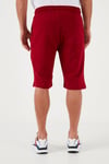 Buratti Pamuklu Regular Fit Normal Bel Cepli 2'li Paket Erkek Şort 590804142S2 Gri Melanj-Bordo