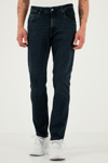 Buratti Pamuklu Regular Fit Normal Bel Boru Paça Jeans Erkek Kot Pantolon 2211S80PARMA LACİVERT