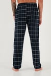 Buratti Pamuklu Regular Fit Normal Bel Düz Paça Cepli 2'li Paket Erkek Pijama Altı 6574003S2 LACİVERT-SİYAH