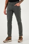 Buratti Pamuklu Regular Fit Normal Bel Boru Paça Jeans Erkek Kot Pantolon 2211C40PARMA NEFTİ