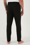 Buratti Pamuklu Regular Fit Normal Bel Düz Paça Cepli 2'li Paket Erkek Pijama Altı 6574003S2 Siyah-Siyah Bordo