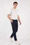 Buratti Pamuklu Regular Fit Normal Bel Erkek Pantolon CF26S615261 LACİVERT