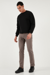 Buratti Pamuklu Regular Fit Normal Bel Boru Paça Jeans Erkek Kot Pantolon 2211C40PARMA TOPRAK