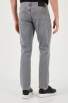Buratti Pamuklu Regular Fit Normal Bel Boru Paça Jeans Erkek Kot Pantolon 2201S59PARMA GRİ