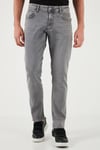 Buratti Pamuklu Regular Fit Normal Bel Boru Paça Jeans Erkek Kot Pantolon 2201S59PARMA GRİ