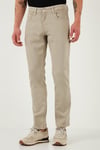 Buratti Pamuklu Regular Fit Normal Bel Boru Paça Jeans Erkek Kot Pantolon 2210S64PARMA BEJ