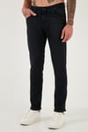 Buratti Pamuklu Regular Fit Normal Bel Boru Paça Jeans Erkek Kot Pantolon 2203C14PARMA SİYAH